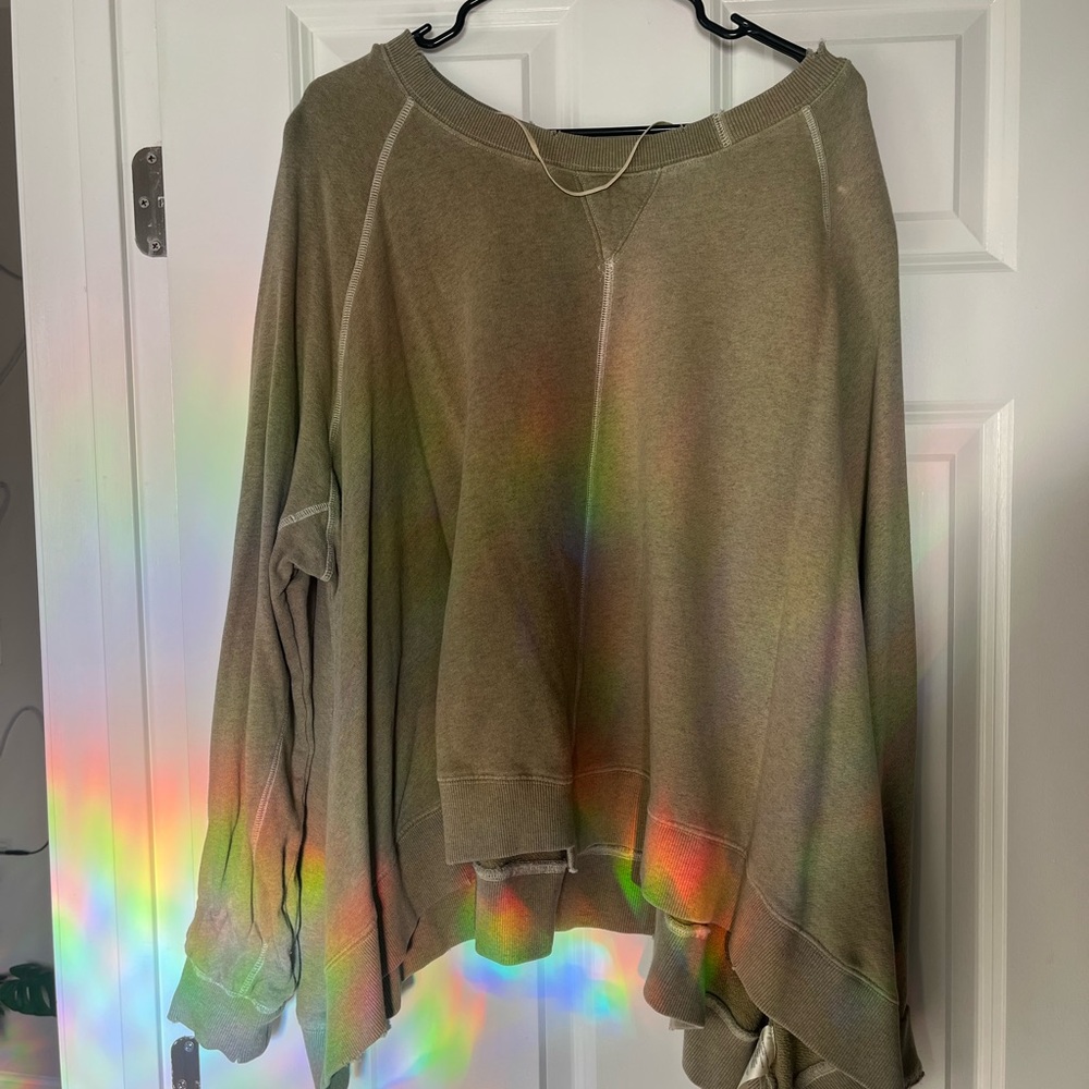 Free People Rework it & reverse it sweatshirt - Picture 4 of 7